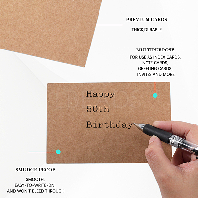 Blank Paper Card DIY-WH20058-03B-1
