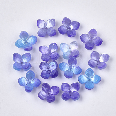 Cellulose Acetate(Resin) Bead Caps KK-S161-02F-1