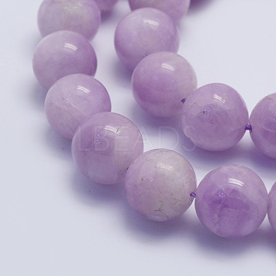 Natural Kunzite Beads Strands G-L478-14-12mm-1