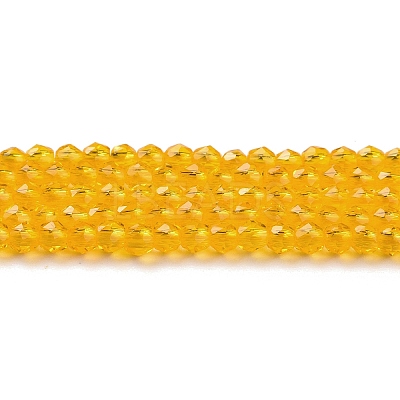 Transparent Glass Beads Strands GLAA-H021-03-06-1