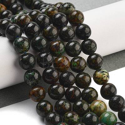 Natural Azurite Beads Strands G-Z063-A04-02-1