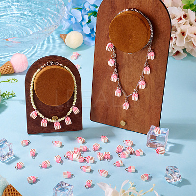 100Pcs Handmade Polymer Clay Charms CLAY-TA0001-96B-1