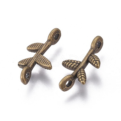 Tibetan Style Links Connectors LS-MLF0801Y-1