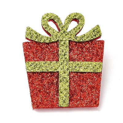 Christmas Theme PU Leather Brooch LS-JEWB-C004-01F-1