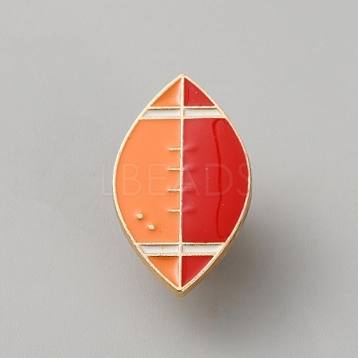 Sport Enamel Broochs LS-JEWB-WH0001-65E-1