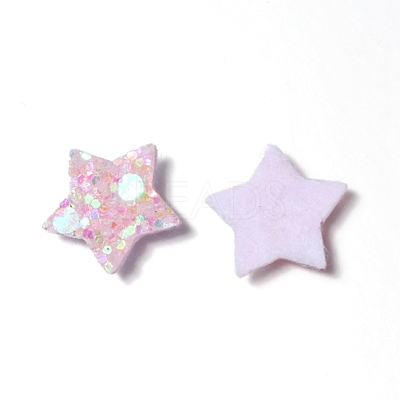 Glitter Non Woven Fabric Decoration Accessories AJEW-WH0002-11A-1