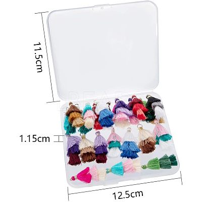 Cotton Thread Tassel Pendant Decorations FIND-NB0001-07-1