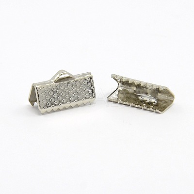 Iron Ribbon Crimp Ends X-E005Y-NF-1