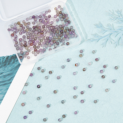 240Pcs Natural Amethyst Beads G-OC0004-67-1