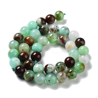 Natural Chrysoprase Beads Strands G-G057-A01-01-1