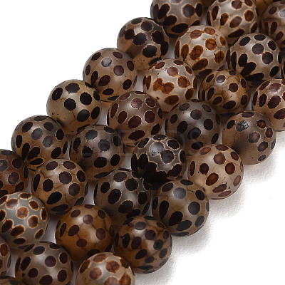 Tibetan Style dZi Beads Strands GG-NH0001-A02-8MM-1