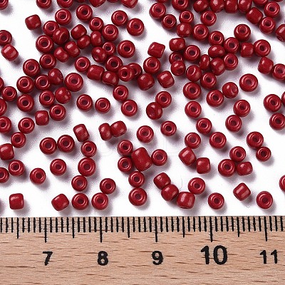 Baking Paint Glass Seed Beads SEED-S001-K14-1
