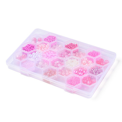 DIY 24 Style Acrylic & Resin Beads Jewelry Making Finding Kit DIY-NB0012-01H-1