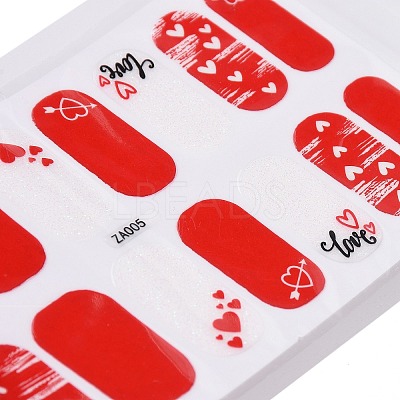 Fruit Floral Leopard Print Full Wrap Nail Polish Stickers MRMJ-T078-ZA-M1-1