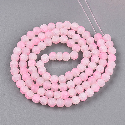 Crackle Glass Beads Strands GLAA-N009-8mm-02-1