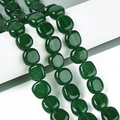 Natural White Jade Beads Strands G-N354-01A-06-1