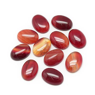 Natural Agate Cabochons G-R415-14x10-01-1