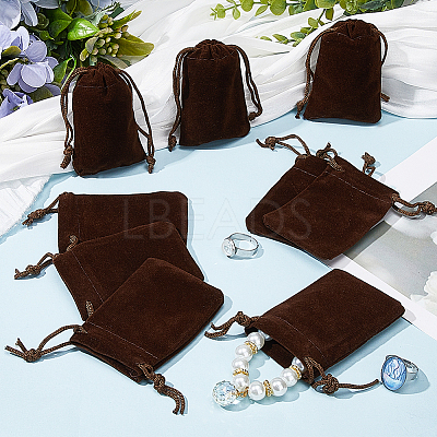 Velvet Jewelry Drawstring Gift Bags ABAG-BBC0001-10A-03-1