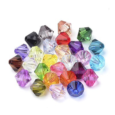 Transparent Acrylic Beads TACR-S146-8mm-M-1