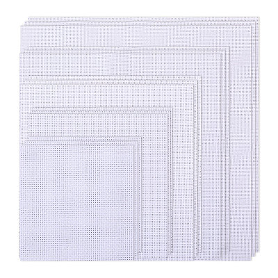 15Pcs 5 Styles 14CT Cross Stitch Fabric DIY-GL0005-36-1