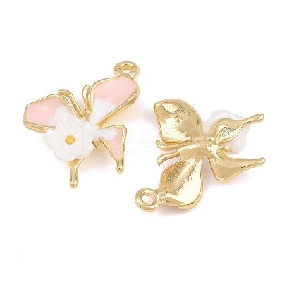 Alloy & Enamel & Resin Pendants RE-CBA415D-27G-1