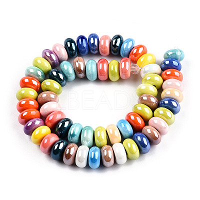 Handmade Porcelain Bead Strands PORC-N007-23-1