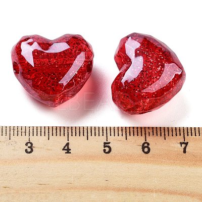 UV Plating Acrylic European Large Hole Beads X-OACR-S142-01A-1