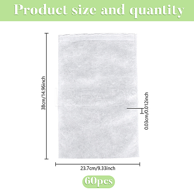 60Pcs Cloth Shoe Storage Bags ABAG-GO0001-09-1