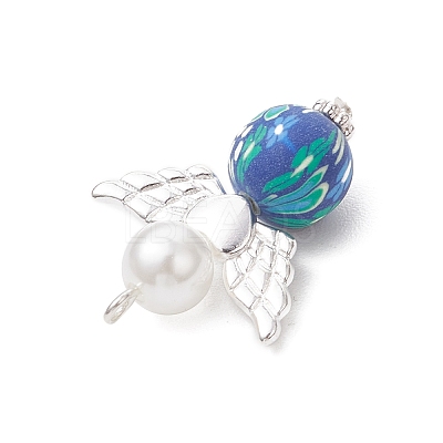 Handmade Polymer Clay Pendants PALLOY-JF04077-1