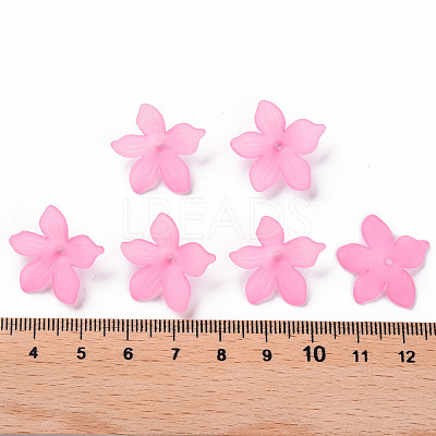 Frosted Acrylic Bead Caps MACR-S371-05A-704-1