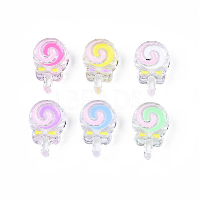Transparent Acrylic Beads X-ACRC-S039-04-1