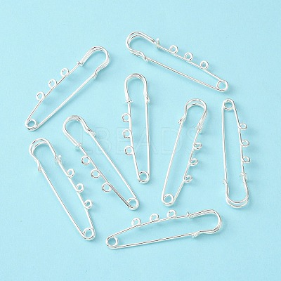 Iron Brooch Findings KK-Q491-S-1