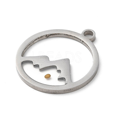 Non-Tarnish 201 Stainless Steel Pendants LS-STAS-D041-17P-1