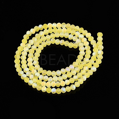 Transparent Glass Beads Strands EGLA-A044-T2mm-MB29-1