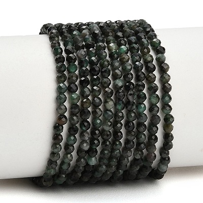 Natural Emerald Beads Strands GG-CBA77FB-B13-3mm-1