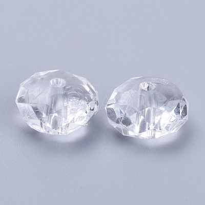 Transparent Acrylic Beads X-TACR-Q258-22mm-V01-1