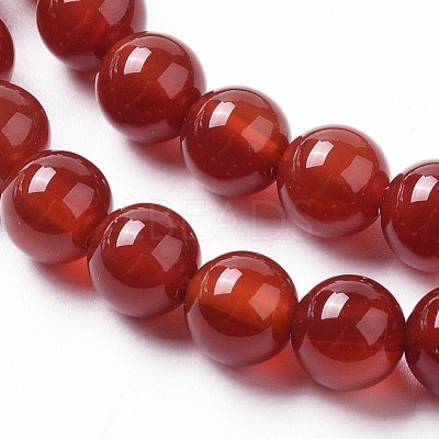 Natural Agate Beads Strands G-I261-B01-6mm-1