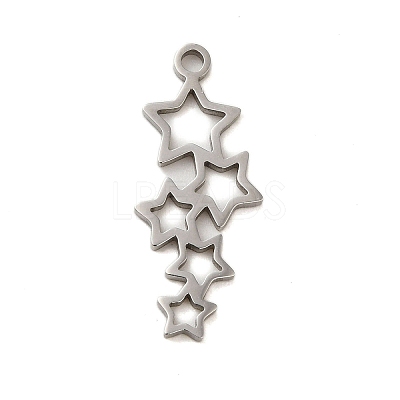Non-Tarnish 304 Stainless Steel Pendants STAS-S123-03P-02-1