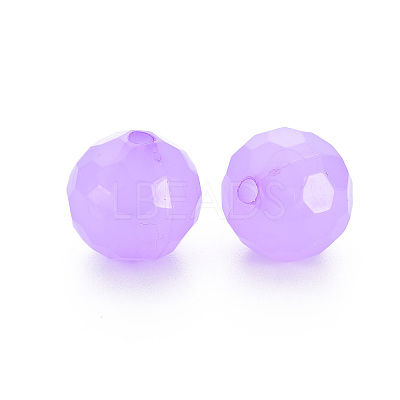 Imitation Jelly Acrylic Beads MACR-S373-97C-E04-1