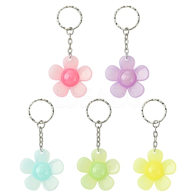 Flower Resin Keychain KEYC-YW00152-01-1