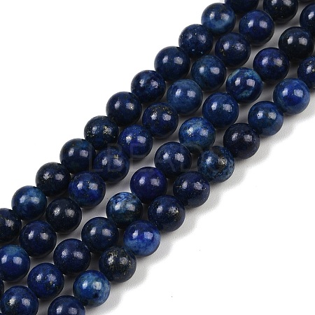 Natural Lapis Lazuli Beads Strands G-OC0001-77-1