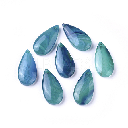Natural Agate Pendants G-G790-03-1