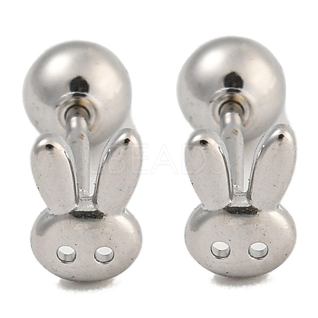 304 Stainless Steel Cartilage Earrings EJEW-B066-01D-P-1