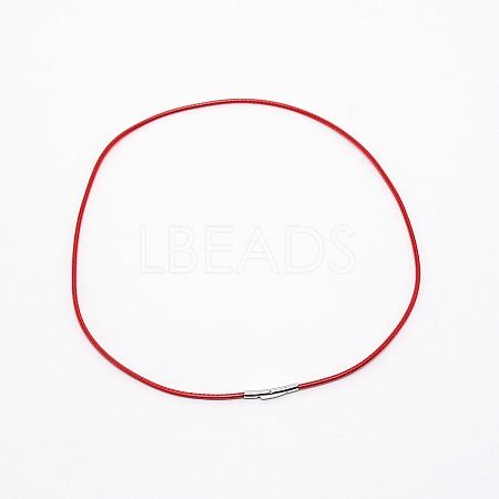 Polyester Waxed Cords Necklace Making MAK-WH0009-05B-02-1