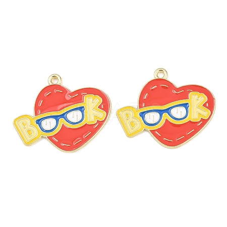 Alloy Enamel Pendants ENAM-L055-01J-02-1
