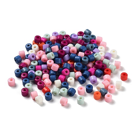 Opaque Acrylic Beads OACR-A027-12-1