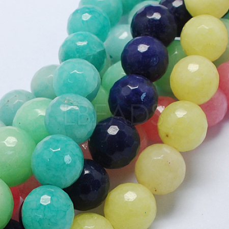 Natural White Jade Bead Strands G-R166-12mm-M2-1