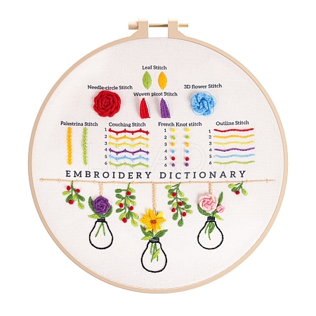 DIY Embroidery Kit DIY-P077-159-1