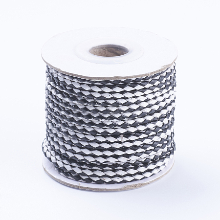 Round Braided Cowhide Cords WL-L009-01L-1