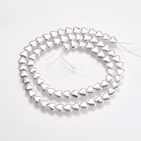 Electroplate Non-magnetic Synthetic Hematite Beads Strands G-K239-17B-1